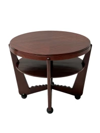 1920s Art Deco Coffee Table by Max Coini in American Walnut